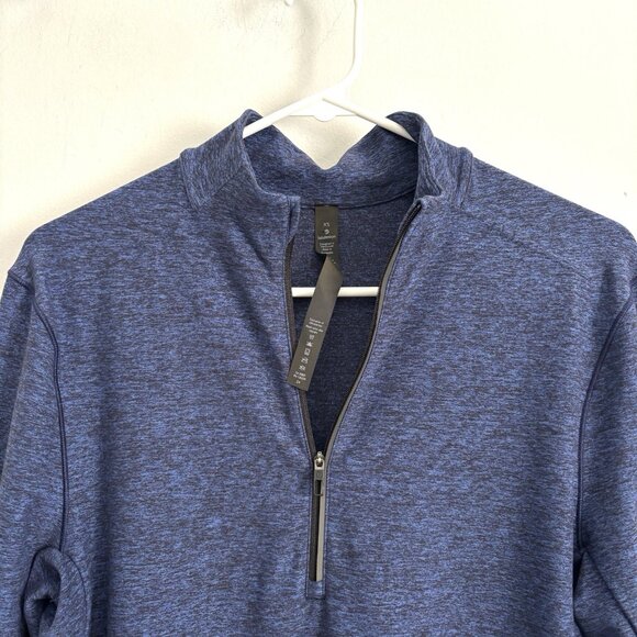 NEW Lululemon Blue Surge Warm 1/2 Zip Long Sleeve Pullover Jacket Men’s XS Top - Picture 2 of 8